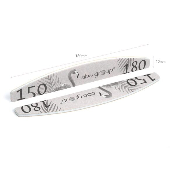 Aba Group Pilnik do paznokci PÓŁKSIĘŻYC 150/180 STANDARD - FLAMING, 100 sztuk - obrazek 3
