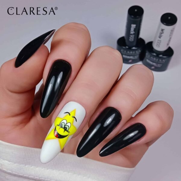 Claresa Lakier hybrydowy BLACK 900 -5g - obrazek 2