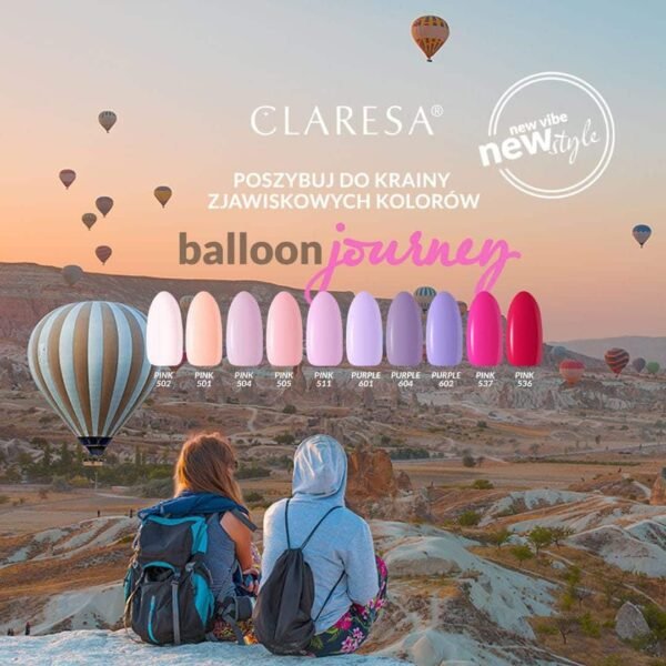 Claresa Lakier hybrydowy PINK 511 -5g - obrazek 4