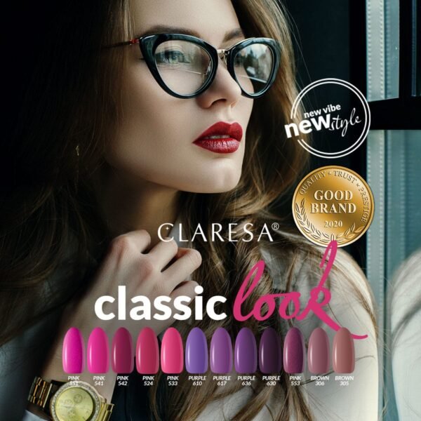 Claresa Lakier hybrydowy PINK 541 -5g - obrazek 3