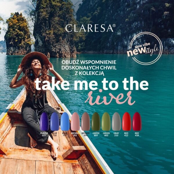 Claresa Lakier hybrydowy GREEN 805 -5g - obrazek 6