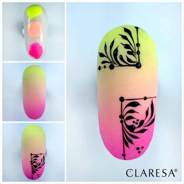 Claresa lakier hybrydowy FLUO 1 -5g - obrazek 5
