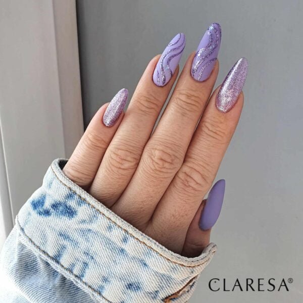 Claresa Lakier hybrydowy FULL GLITTER 6 -5g - obrazek 6