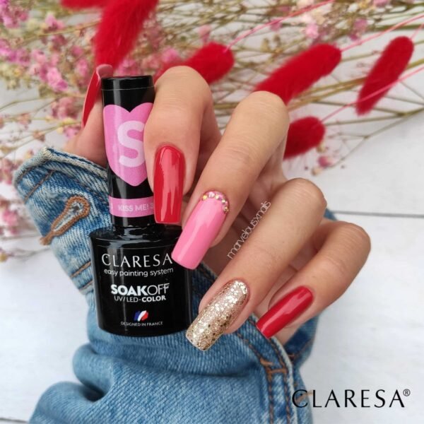 Claresa lakier hybrydowy Kiss Me! 3 -5g - obrazek 6