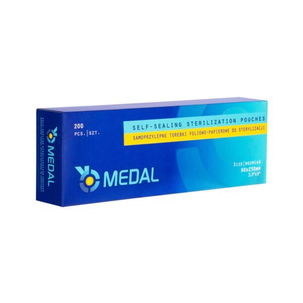 MEDAL - Torebki do sterylizacji 90mm x 230mm (200szt)