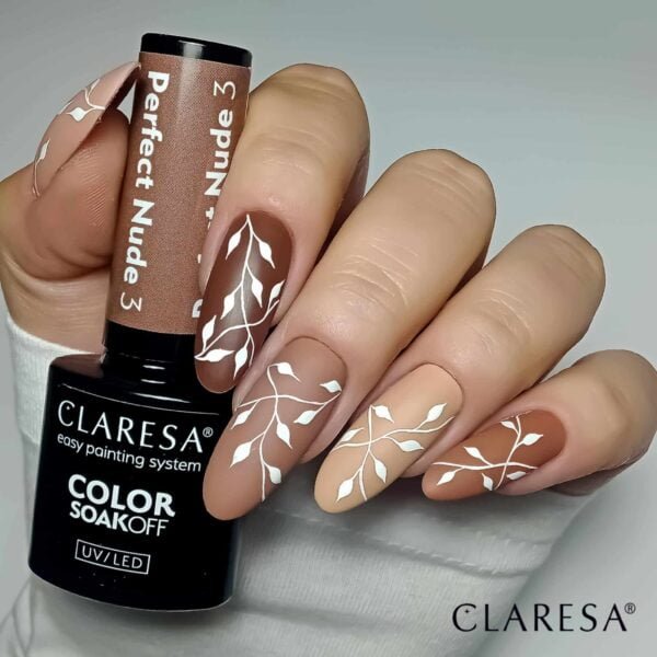 Claresa lakier hybrydowy PERFECT NUDE 3 5g - obrazek 3