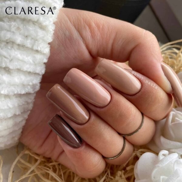 Claresa lakier hybrydowy PERFECT NUDE 3 5g - obrazek 5