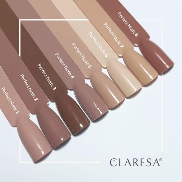 Claresa lakier hybrydowy PERFECT NUDE 3 5g - obrazek 6