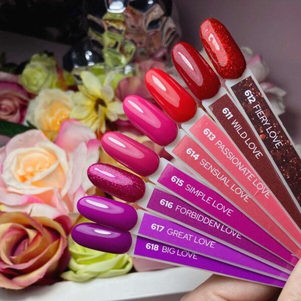 Lakier Hybrydowy UV Hybrid Sensual Love 6 ml – 614 - obrazek 3
