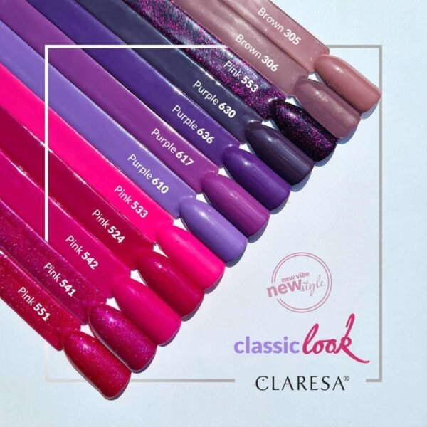 Claresa Lakier hybrydowy PINK 541 -5g - obrazek 2