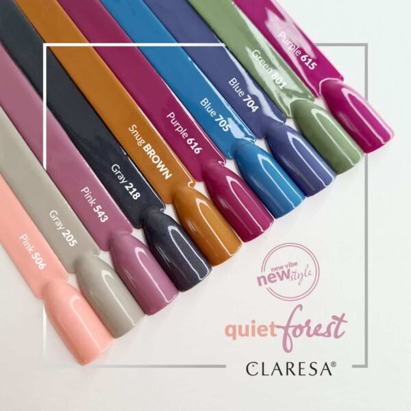 Claresa Lakier hybrydowy PURPLE 616 -5g - obrazek 2