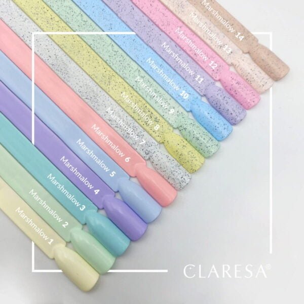 Claresa lakier hybrydowy MARSHMALLOW 7 5g - obrazek 4