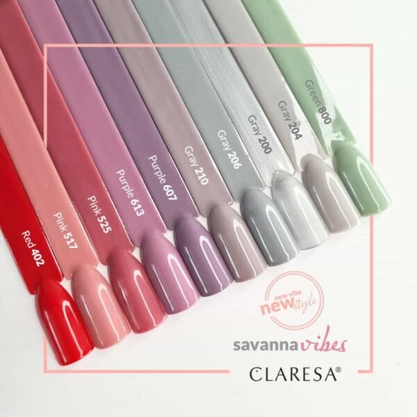 Claresa Lakier hybrydowy GRAY 204 -5g - obrazek 2
