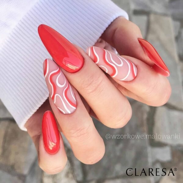 Claresa Lakier hybrydowy RED 400 -5g - obrazek 2