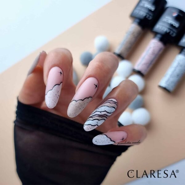 Claresa lakier hybrydowy MARSHMALLOW 7 5g - obrazek 3