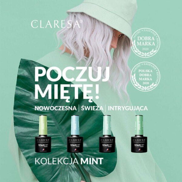 Claresa Lakier hybrydowy MINT 2 -5g - obrazek 6