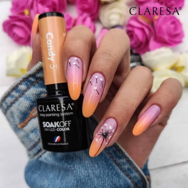 Claresa Lakier hybrydowy CANDY 3 -5g - obrazek 2