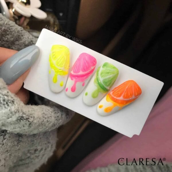Claresa lakier hybrydowy FLUO 2 -5g - obrazek 5