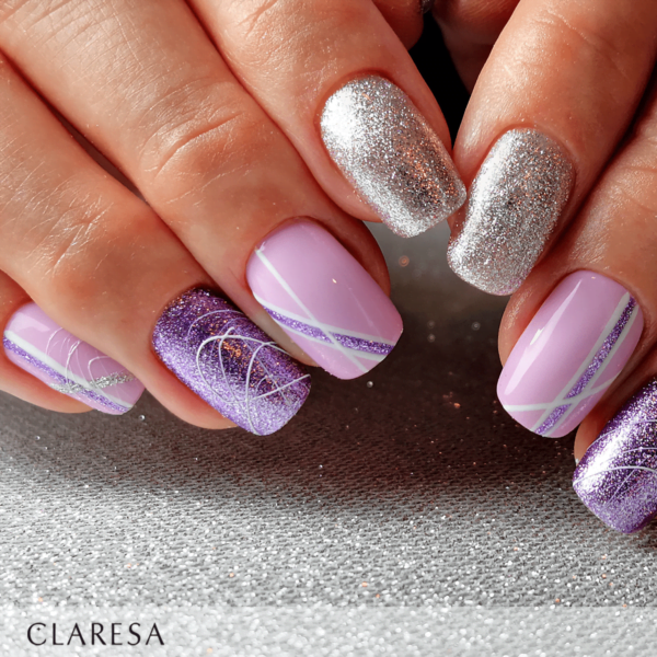 Claresa Lakier hybrydowy FULL GLITTER 6 -5g - obrazek 8
