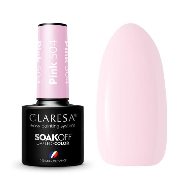 Claresa Lakier hybrydowy PINK 504 -5g