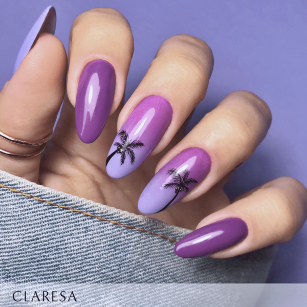 Claresa Lakier hybrydowy PURPLE 617 -5g - obrazek 5