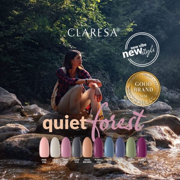 Claresa Lakier hybrydowy PURPLE 615 -5g - obrazek 4