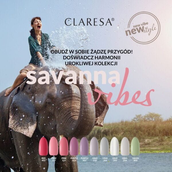 Claresa Lakier hybrydowy PURPLE 613 -5g - obrazek 4