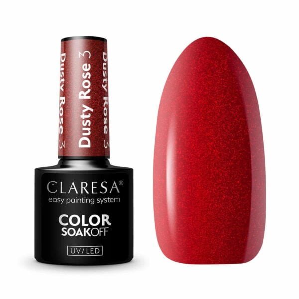 Claresa lakier hybrydowy DUSTY ROSE 3 5g