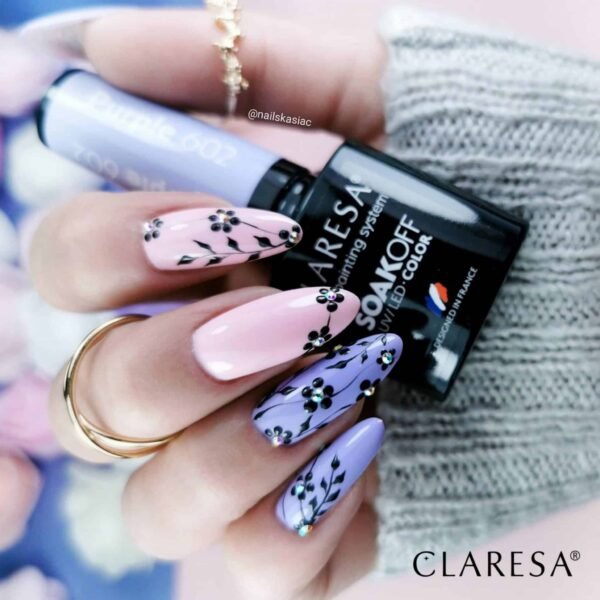 Claresa Lakier hybrydowy PURPLE 602 -5g - obrazek 2