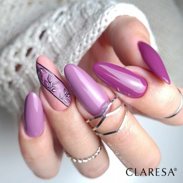 Claresa Lakier hybrydowy PURPLE 615 -5g - obrazek 2