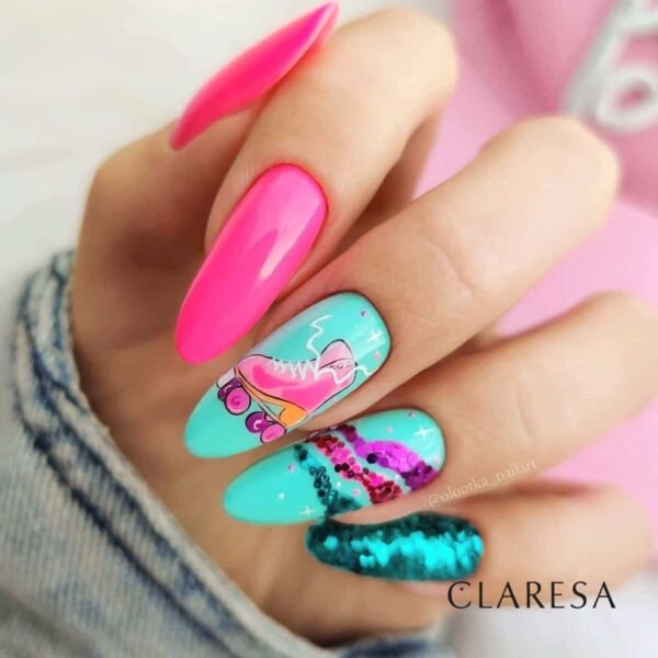 Claresa Lakier hybrydowy NEON 2 -5g - obrazek 3