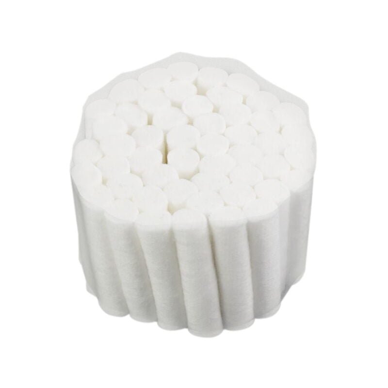 Wałeczki bawełniane do pedicure - 50 szt (dł.38mm śr.8mm)
