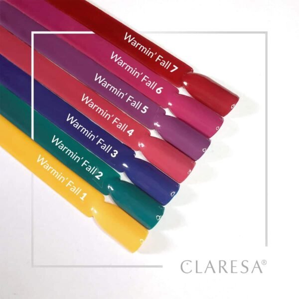 Claresa lakier hybrydowy WARMIN FALL 6 -5g - obrazek 5