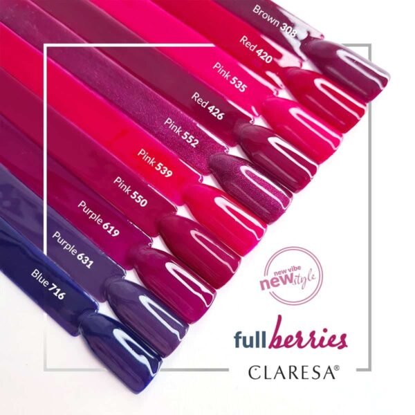 Claresa Lakier hybrydowy PURPLE 619 -5g - obrazek 3