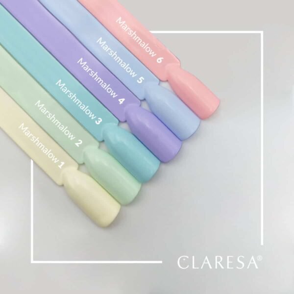 Claresa lakier hybrydowy MARSHMALLOW 1 5g - obrazek 2