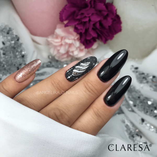 Claresa Lakier hybrydowy BLACK 900 -5g - obrazek 5