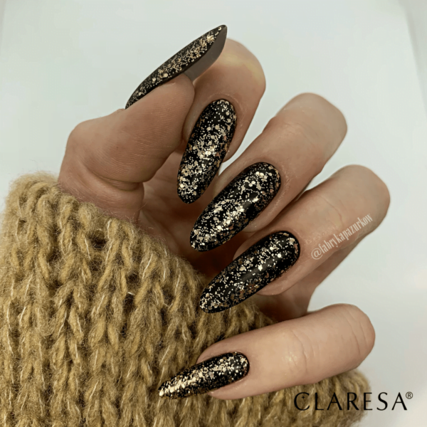 Claresa Lakier hybrydowy BLACK 900 -5g - obrazek 4