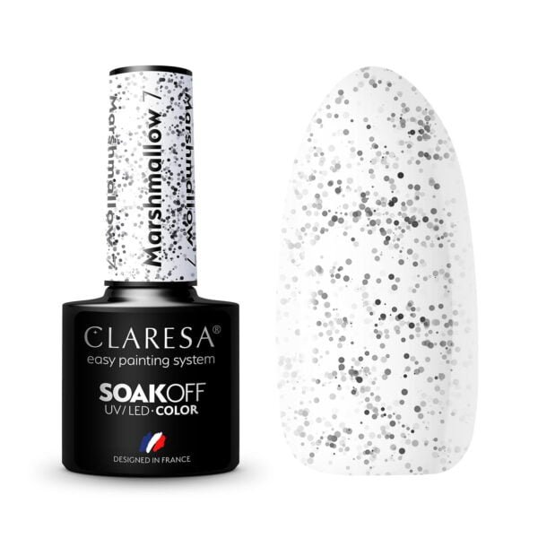 Claresa lakier hybrydowy MARSHMALLOW 7 5g