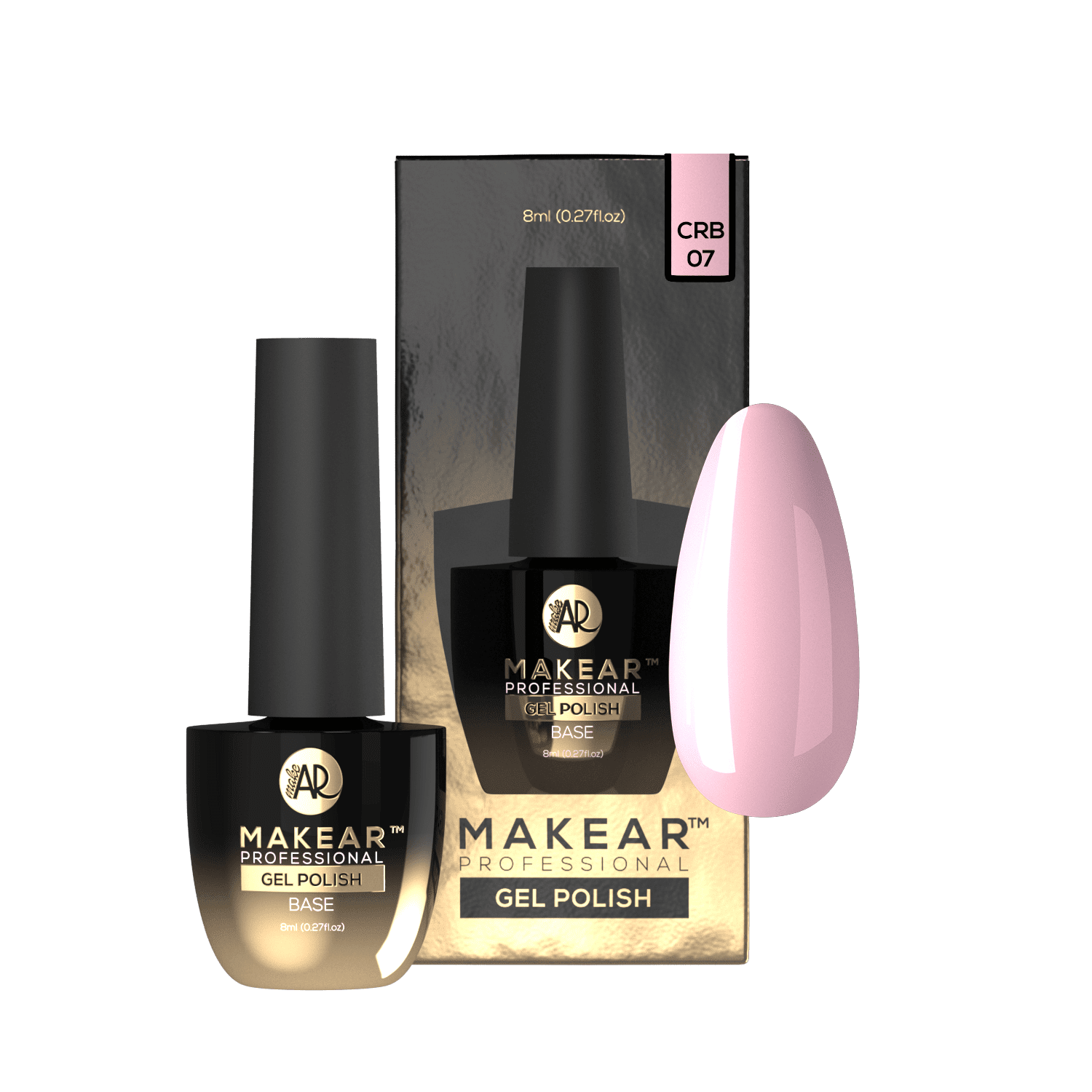 Rubber Base Coral 8ml - obrazek 2