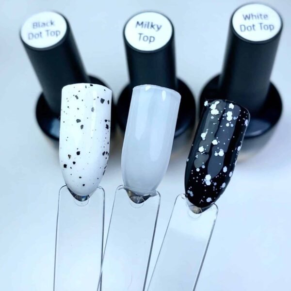 Black Dot Top (z czarnymi drobinkami) 8ml - obrazek 6