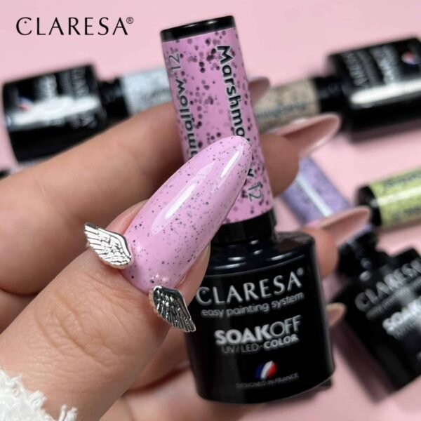 Claresa lakier hybrydowy MARSHMALLOW 12 5g - obrazek 2