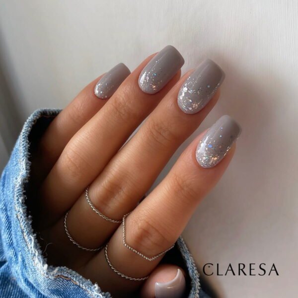 Claresa Lakier hybrydowy GRAY 204 -5g - obrazek 4