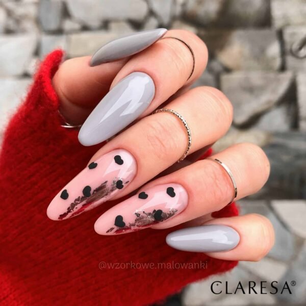 Claresa Lakier hybrydowy GRAY 204 -5g - obrazek 5