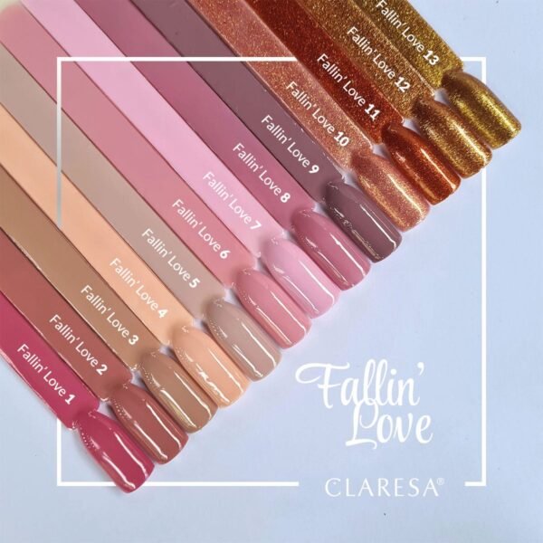 Claresa lakier hybrydowy FALLIN LOVE 4 -5g - obrazek 3