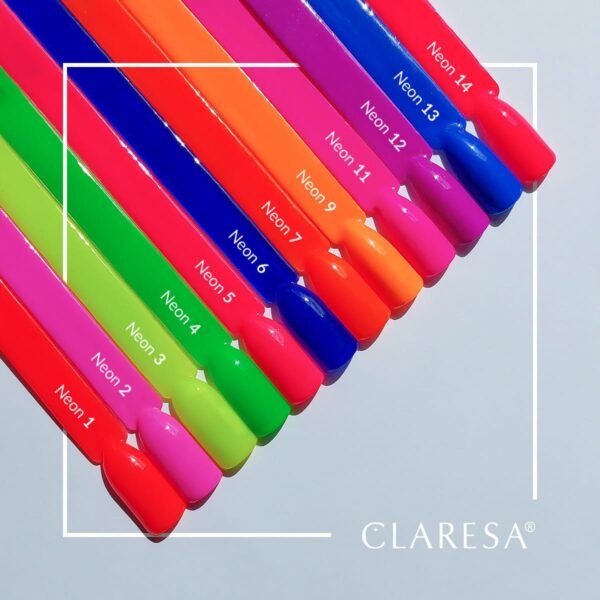 Claresa Lakier hybrydowy NEON 7 -5g - obrazek 2