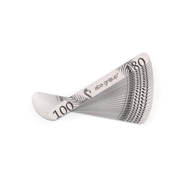 Aba Group Pilnik do paznokci PROSTY 100/180 STANDARD - FLAMING, 25 sztuk