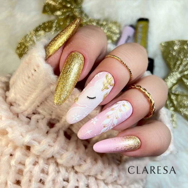 Claresa Lakier hybrydowy FULL GLITTER 3 -5g - obrazek 3