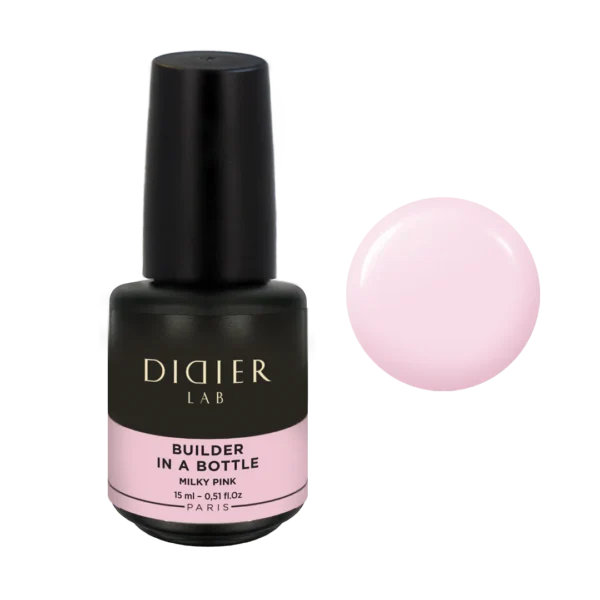 ŻEL BUDUJĄCY W BUTELCE "DIDIER LAB", MILKY PINK, 15ML