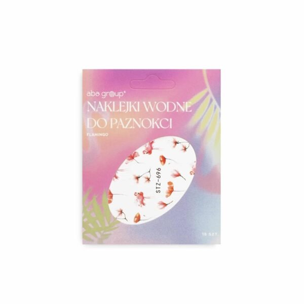 Aba Group Naklejki wodne do paznokci Flamingo