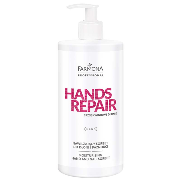 HANDS REPAIR Nawilżający sorbet do dłoni i paznokci 500ml